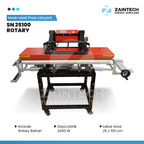 Serupa Mesin Heat Press Lanyard SN 25100 Rotary